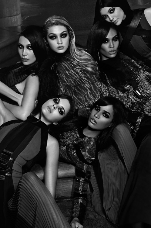 amy-ambrosio:Joan & Erika Smalls, Bella & Gigi Hadid + Kendall Jenner by Mario Sorrenti for 