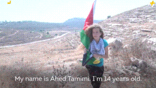 palestinasim:kropotkindersurprise:[video]/[video]Ahed Tamimi, a prominent 16-year-old Palestinian ac