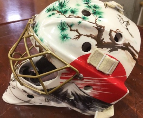 ilovegoalies:Nana Fujimoto’s new mask!