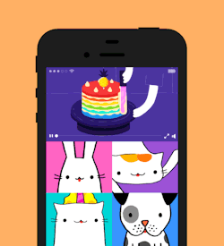 cindysuen: Wow, now I can stream watch videos + live chat with my friends on my phone anywhere I’m - like these hungry happy cat friends, watching cake tutorials together at their own homes.  Thanks Tumblr!! 💕  Meet Cabana, the new app from Tumblr.