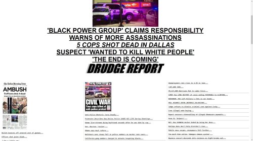 Stay classy, Matt Drudge.