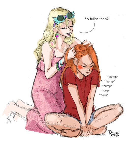 agentmoppet: gay-venclaw: pukingpastilles: Some Ginny x Luna for HP Rare Fest on LJ!Link to full vie