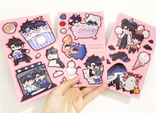 I drew and printed out some Joongdok sticker sheets!! You can get em’ [here]I don’t have