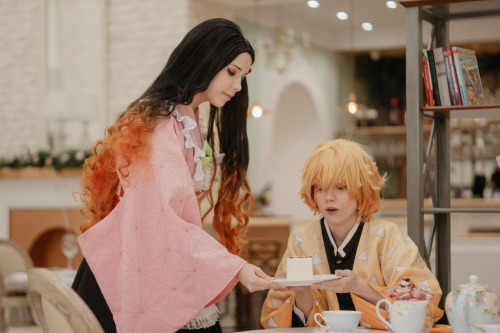  Kimetsu no YaibaFor you with love Kamado Hezuko by Yuna LexAgatsuma Zenitsu by Sylvashanya