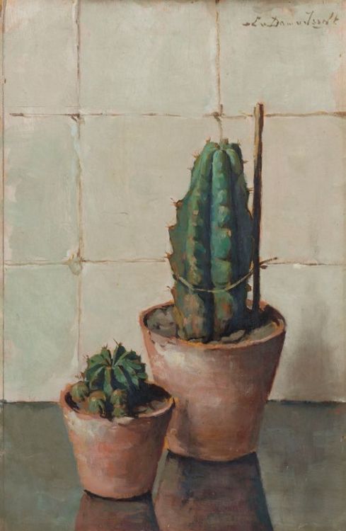 cactus-in-art:Lucie van Dam van Isselt (Dutch 1871-1949)