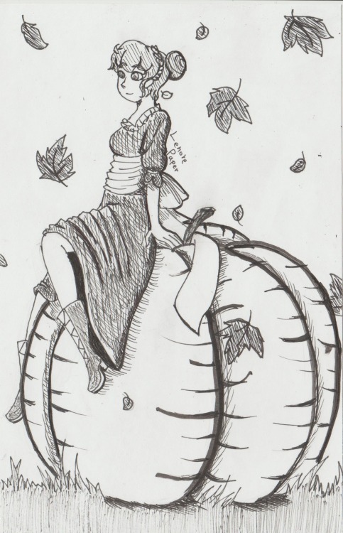 Day 5: Pumpkin It´s a good harvestMy inktober of 2020 was based in the list of  Octubrinsky (created