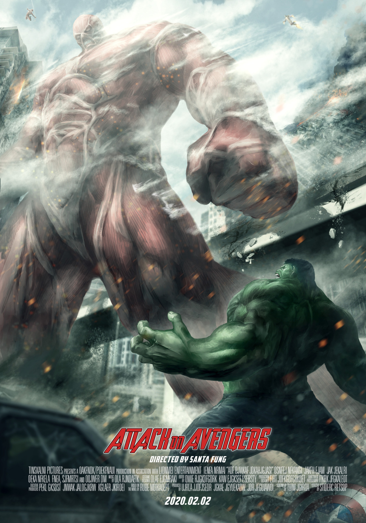 restlessandoutoffocus:  Attack on Avengers by SantaFung走刀口