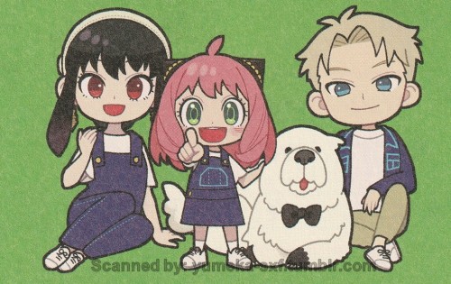 Spy X Family Workbook Scans - Part 1