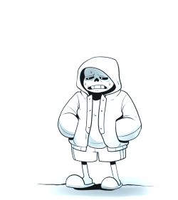 themcnobody:  I drew a sad Sans, but felt the instant need to cheer him up! What better than the Great Papyrus’s ultimate hug. 