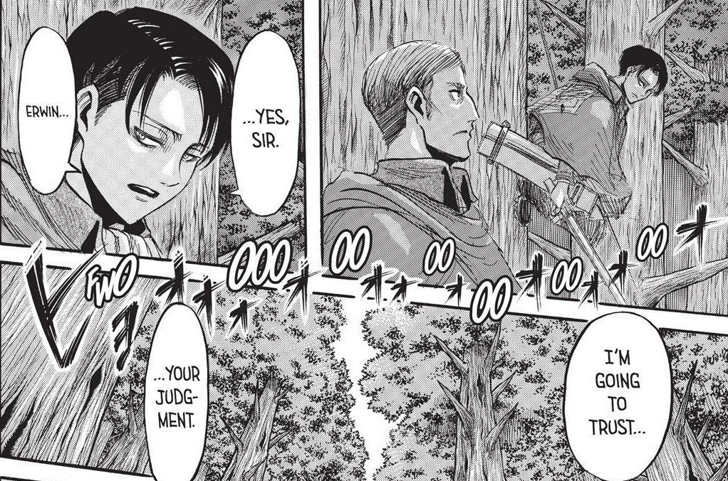 I Just Keep Moving Forward Do You Think Erwin And Levi Might Have Had A