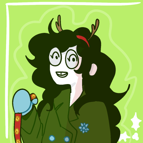 Some holiday homestuck icons featuring the beta kids and their guardians which were actually for a r