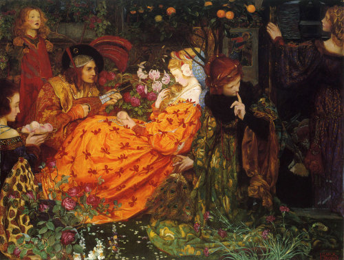 The deceitfullness of Riches, by English painter Eleanor Fortescue-Brickdale (1901). In private coll