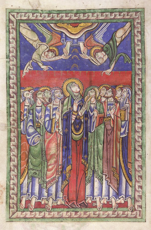 Illuminations from the Shaftesbury Psalter, 2nd quarter of 12th century England