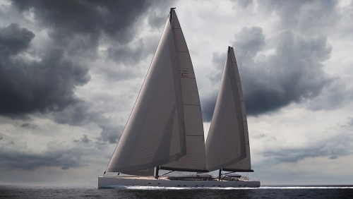 Iddes Yachts ‘ Sail 55,Penned by Iván Salas Jefferson,Sail 55 is a fully electric sailing superyacht