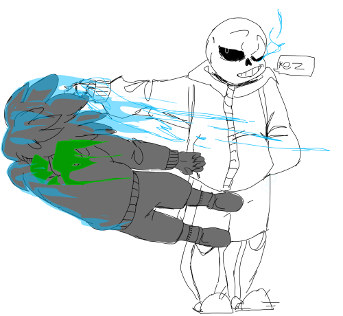 dustymaw:thought this was a neat theory also thank to @layzeecj for the idea of sans killin&rsq