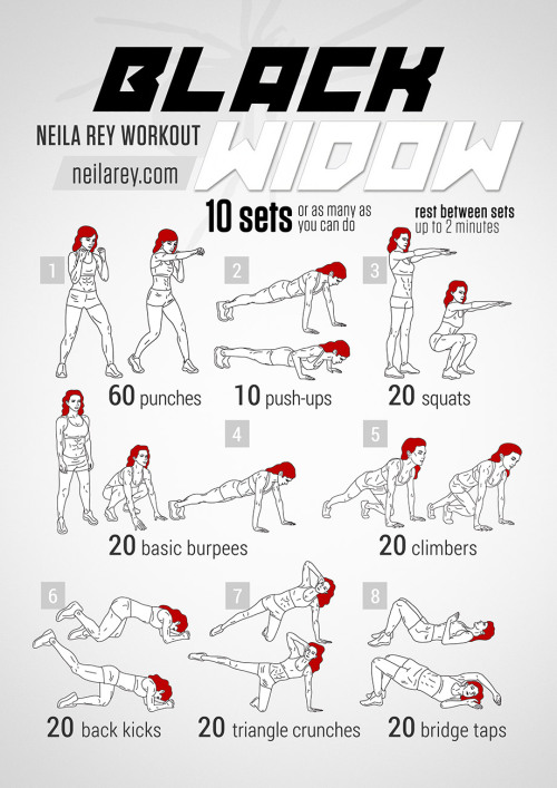 man1nblack:  bobstookeyssocks:  If you guys haven’t found Neila Rey’s website yet, you need to, it actually makes exercising bloody fun, and it has a bunch of different workouts, both based on fictional characters and just basic fitness workouts,