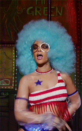 minajvtrois:Rihanna’s looks in ‘Valerian and the City of a Thousand Planets’ (in order of appearance) | @minajvtrois for more original pop culture gifs!