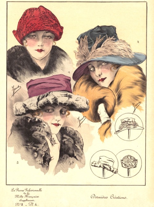 La revue professionelle de la mode française. 1er novembre 1917.