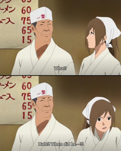 Okay, So Let Me Get This Straight... Kakashi Went To Ichiraku, Sat There Then Saw Everyone Having A Discussion