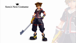 whatever-lies-beyond-thismorning:  A closer, high resolution look at Sora’s new outfit from Kingdom Hearts 3! According to the man himself, Tetsuya Nomura, the basis is “a mix between Kingdom Hearts 2 and Dream Drop Distance”. He also says it’s