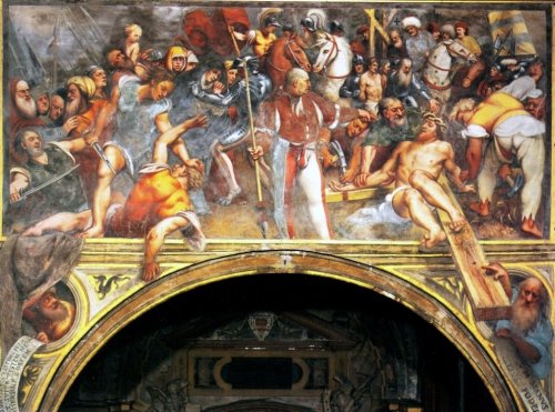 Pordenone (Giovanni Antonio de’ Sacchis called il Pordenone; 1484 Pordenone - 1539 Ferrara); Storie della Passione (Stories of the Passion of Christ), 1520-21, fresco; Duomo di Cremona