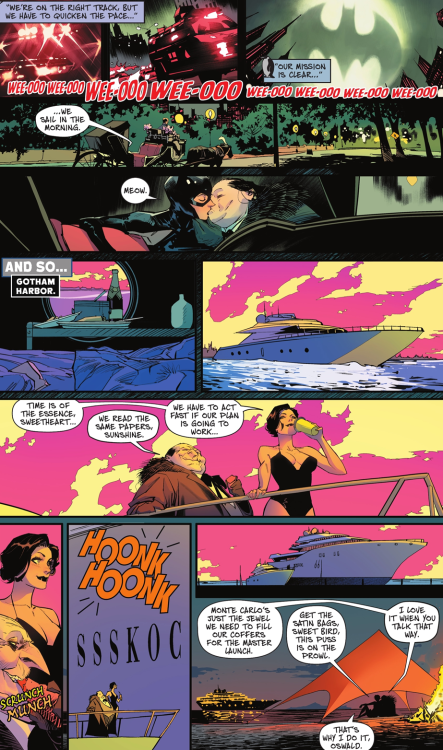 mask-knife:why-i-love-comics: Gotham City Villains Anniversary Giant #1 - “Bird Cat Love&rdquo