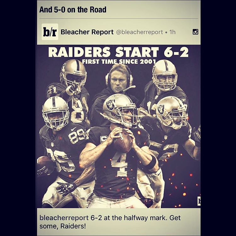 #raiders #cardiackids #silverandblackattack #raidernation #oaklandraiders #getsome