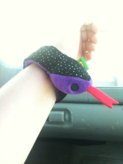 I got a snake slap bracelet