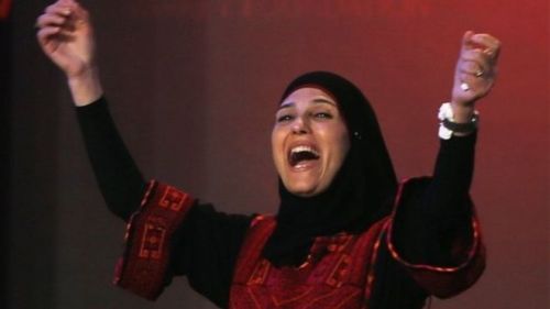 from-palestine: The Palestinian teacher, Hanan Al Hroub, who teaches refugee children has been named as the world’s best teacher. “I am proud to be a Palestinian female teacher standing on this stage,” she said after receiving the award.Hanan Al