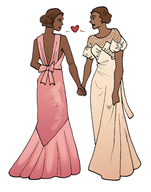 teacupchimera: nymaulth: Completed set of historical lesbian couples! I’m so proud of these ba