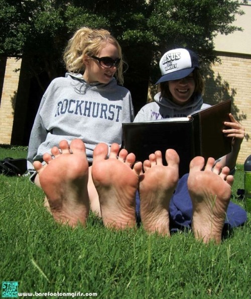 jennsummers50: These two college student’s seem to find having their feet filmed by a total stranger