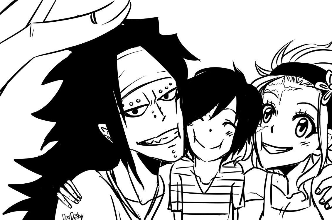 darkdashy:  Sketches &gt;v&lt;)/ for some reason i like to draw Levy with