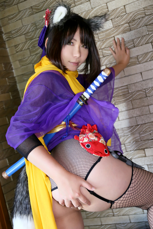 Cute Cosplay Girl Higurashi Rin (Kitsune-Chan) 1-33