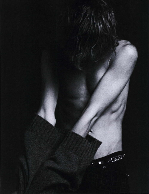 mariah-do-not-care-y:    Whatever You Think, You Become, i-D Magazine, Fall 2011: Andy Lovelee by Hedi Slimane   