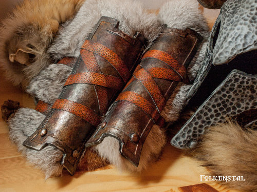 otlgaming:  Skyrim Replica Weapons & Armor - Created by Folkenstal These amazing replicas from the world of Elder Scrolls are available for sale to any worthy Dragonborn who ventures the path to the Folkenstal Shop. Each item is handmade and carefully