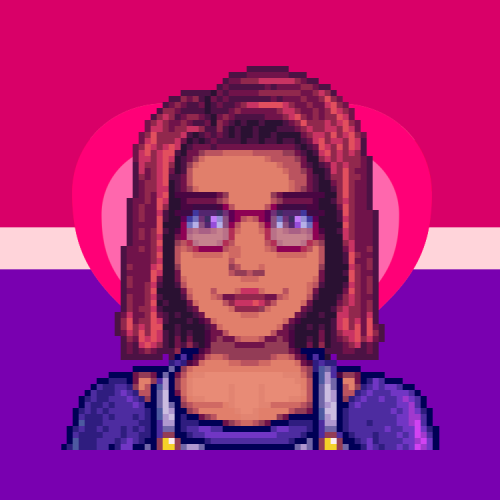 All of the Bachelorettes from Stardew Valley are girlbosses!(original flag by @/yourfaveisagirlboss)