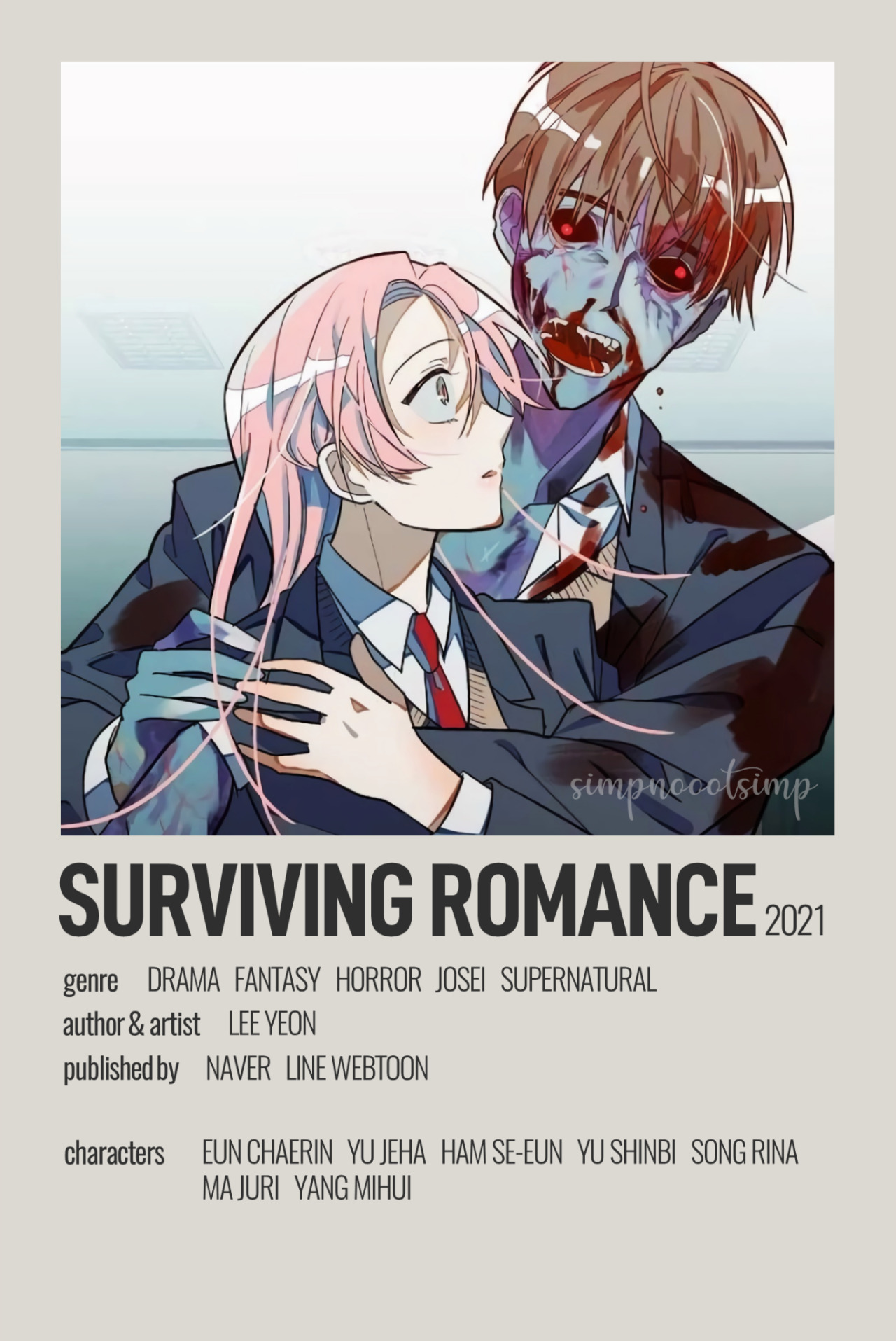 minimalist poster  Anime, Minimalist poster, Anime romance