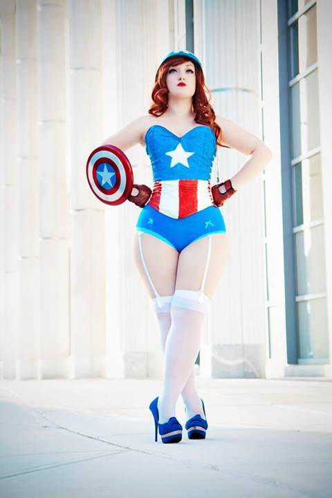 Sex savingthrowvssexy:  Miss Captain America by EnchantedCupcake pictures