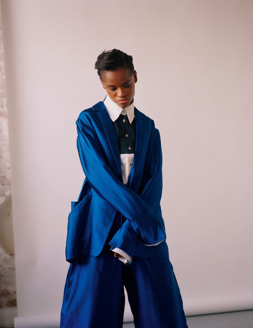 fallenvictory:Letitia Wright photographed by Clare Shilland for i-D