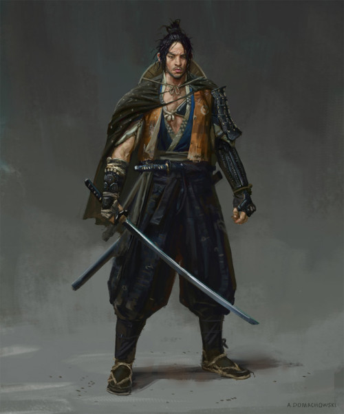 ravenkult: Ronin by Andrew Domachowski www.artstation.com/artwork/94nEv