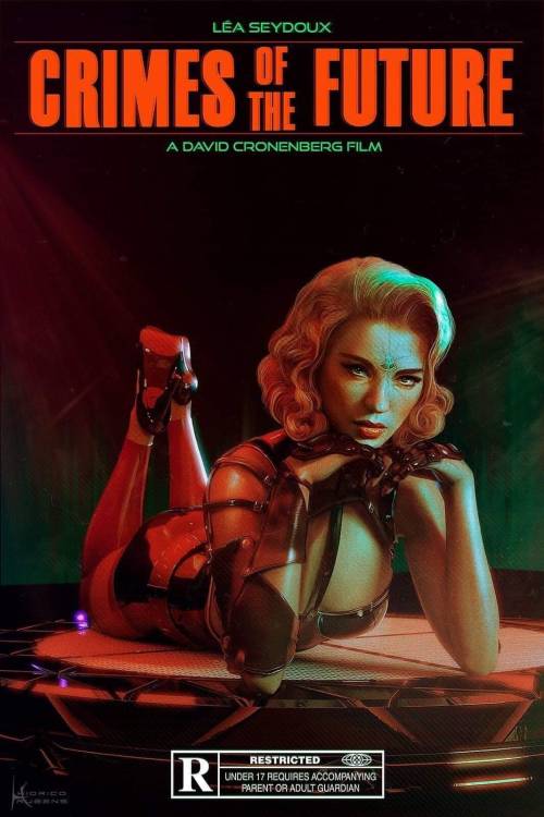  Posters de CRIMES OF THE FUTURE de David Cronenberg 