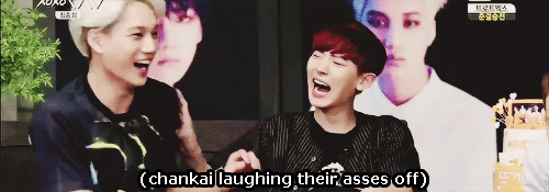 gongyoop-deactivated20170703:exo’s dad flirting  acting out a scene to exo’s mom