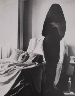 Foxesinbreeches:  Leonora Carrington In Ode To Necrophilia By Kati Horna, 1962