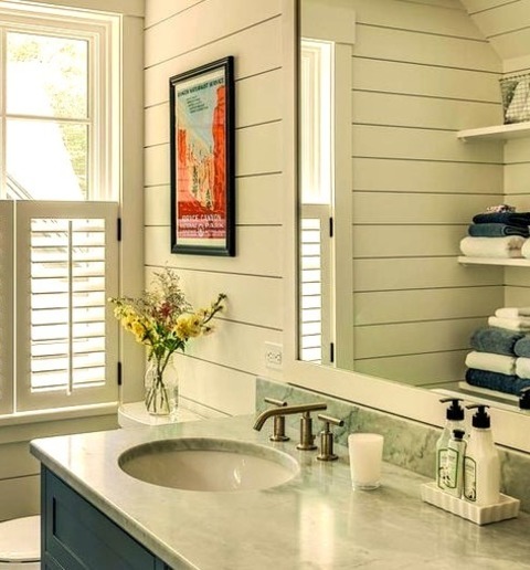 Boston Bathroom KidsAn Illustration Of An Arts And Crafts-inspired Children's Bathroom Design Features