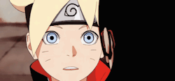 daburupurei:  “Your eyes are bluer than the Seventh’s…”“Sarada, my objective is becoming Shinobi like your father…” 
