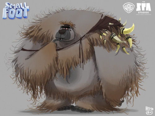 hebrocharacterdesign:More SMALLFOOT stuff 2012-2013