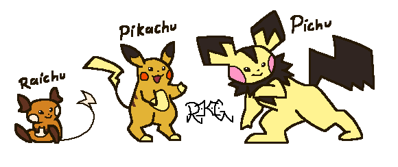 Pikachu Evolution by NyraDrakae -- Fur Affinity [dot] net