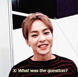 baozzis:  Lovely Xiu always thinking about EXO members, EXO-L and his family  ♡  