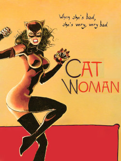 Herochan:  Catwoman Meets Le Chat Noir Created By Ana Cavet