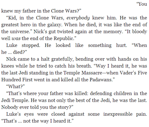 mzminola: notophelia: andythelemon: mosymoseys: — Luke Skywalker and the Shadows of Mindor&nbs